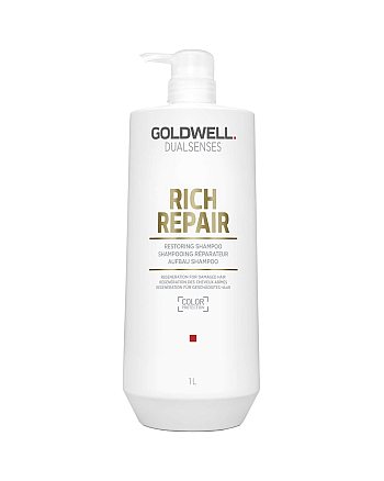 Goldwell Dualsenses Rich Repair Restoring Shampoo - Шампунь восстанавливающий 1000 мл - hairs-russia.ru