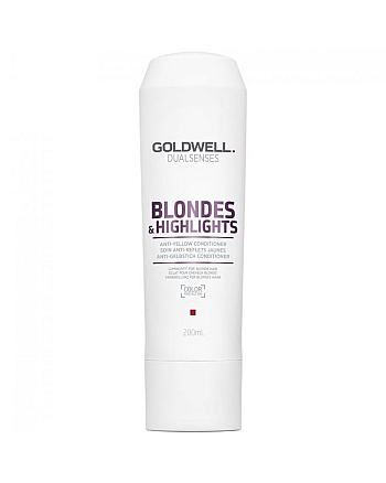 Goldwell Dualsenses Blondes And Highlights Anti-Yellow Conditioner – Кондиционер против желтизны для осветленных волос 200 мл - hairs-russia.ru