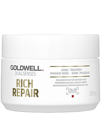 Goldwell Dualsenses Rich Repair 60sec Treatment – Уход за 60 секунд 200 мл - hairs-russia.ru