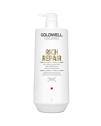 Goldwell Dualsenses Rich Repair Restoring Conditioner - Кондиционер против ломкости волос 1000 мл - hairs-russia.ru