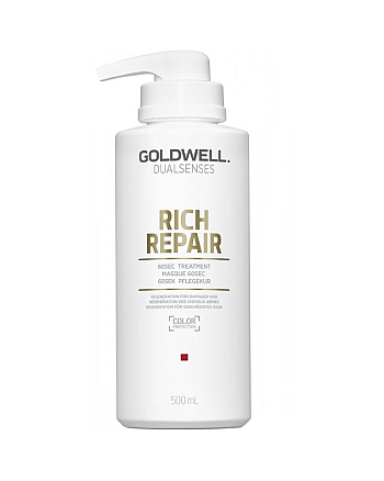 Goldwell Dualsenses Rich Repair 60sec Treatment – Уход за 60 секунд 500 мл - hairs-russia.ru