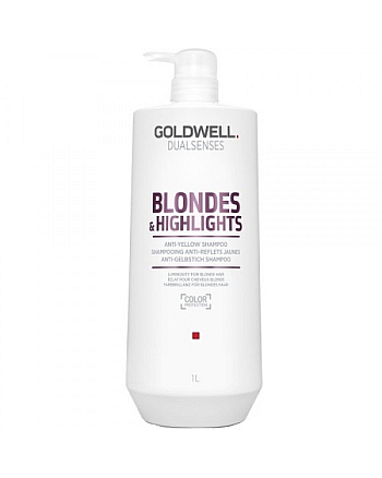 Goldwell Dualsenses Blondes and Highlights Anti-Yellow Shampoo – Шампунь против желтизны 1000 мл - hairs-russia.ru