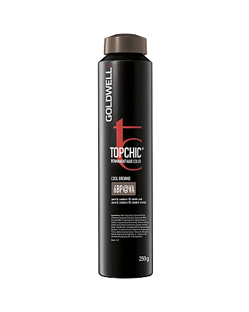 Goldwell Topchic - Краска для волос 6BP@VA жемчужный светлый шоколад с пепельно-фиолетовым отливом 250 мл - hairs-russia.ru