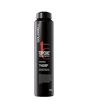 Goldwell Topchic - Краска для волос 7N@BP средний блонд с бежево-перламутровым сиянием (шоколадный перламутр) 250 мл - hairs-russia.ru