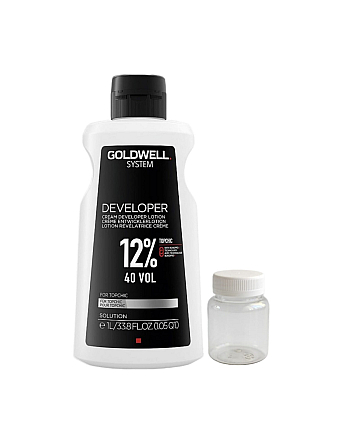 Goldwell Topchic Cream Developer Lotion 40 vol. - Окислитель для краски 12% 80 мл (розлив) - hairs-russia.ru