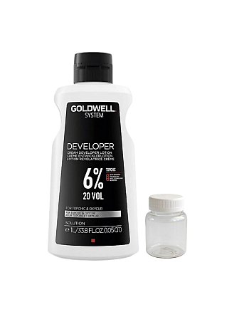 Goldwell Topchic Cream Developer Lotion 20 vol. - Окислитель для краски 6% 80 мл (розлив) - hairs-russia.ru