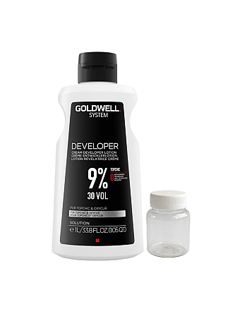 Goldwell Topchic Cream Developer Lotion 30 vol. - Окислитель для краски 9% 80 мл (розлив) - hairs-russia.ru