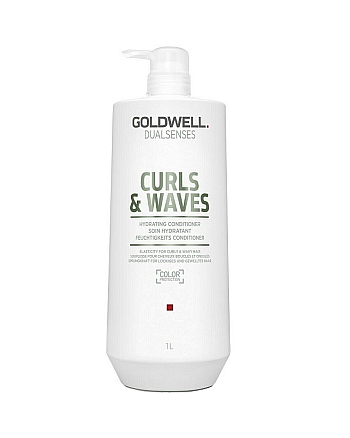 Goldwell Dualsenses Curly and Waves Hydrating Conditioner - Увлажняющий кондиционер для вьющихся волос 1000 мл - hairs-russia.ru