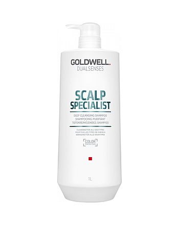 Goldwell Dualsenses Scalp Specialist Deep Cleansing Shampoo - Шампунь глубокого очищения 1000 мл - hairs-russia.ru