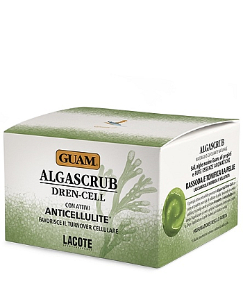 Guam ALGASCRUB Dren-Cell - Скраб с эфирными маслами дренажный для тела 300 мл - hairs-russia.ru