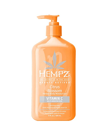 Hempz Beauty Actives Citrus Blossom Moisturizer - Молочко для тела с витамином С Цветок лимона 500 мл - hairs-russia.ru