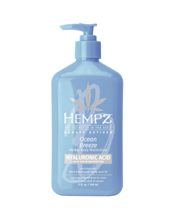 Hempz Beauty Actives Ocean Breeze Moisturizer - Молочко для тела с гиалуроновой кислотой Свежий ветер 500 мл - hairs-russia.ru