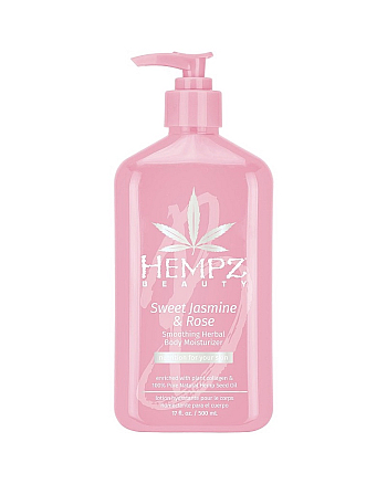 Hempz Sweet Jasmine and Rose Herbal Body Moisturizer - Молочко для тела увлажняющее Сладкий Жасмин и Роза 500 мл - hairs-russia.ru
