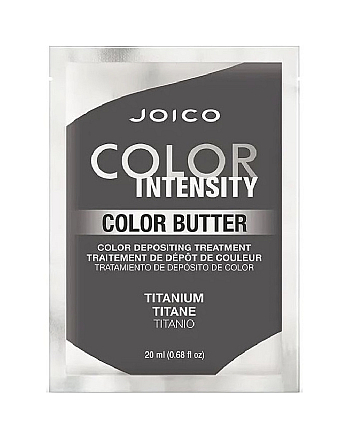 Joico Color Intensity Care Butter-Titanium - Маска тонирующая с интенсивным серым пигментом 20 мл - hairs-russia.ru