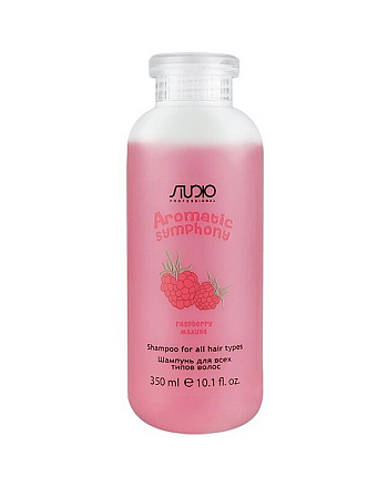 Kapous Studio Professional Aromatic Symphony Shampoo Raspberry - Шампунь для всех типов волос «Малина» 350 мл - hairs-russia.ru