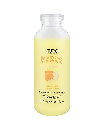 Kapous Studio Professional Aromatic Symphony Shampoo Honey Milk - Шампунь для всех типов волос «Молоко и мёд» 350 мл - hairs-russia.ru