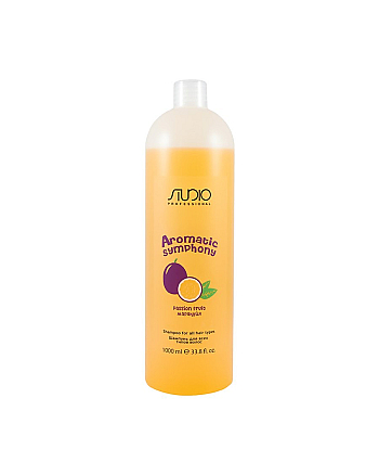 Kapous Studio Professional Aromatic Symphony Shampoo Passion Fruit - Шампунь для всех типов волос «Маракуйя» 1000 мл - hairs-russia.ru