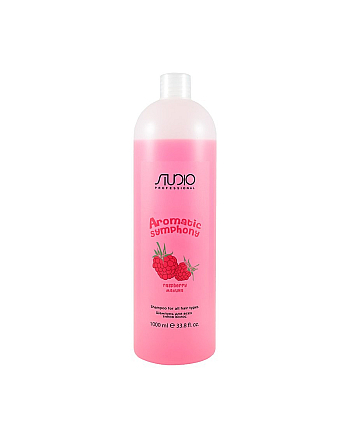 Kapous Studio Professional Aromatic Symphony Shampoo Raspberry - Шампунь для всех типов волос «Малина» 1000 мл - hairs-russia.ru