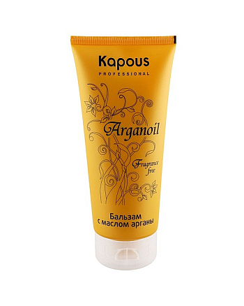Kapous Fragrance Free Arganoil Balm - Бальзам для волос с маслом арганы 200 мл - hairs-russia.ru