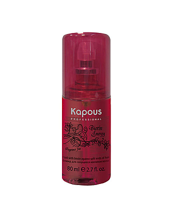 Kapous Fragrance Free Biotin Energy Fluid - Флюид для секущихся кончиков волос 80 мл - hairs-russia.ru