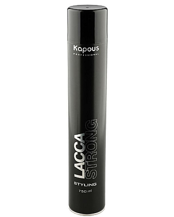 Kapous Professional Hair Spray Strong - Лак аэрозольный для волос сильной фиксации 750 мл - hairs-russia.ru