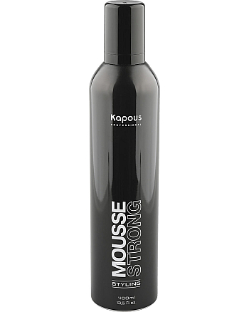 Kapous Professional Hair Mousse Strong - Мусс для укладки волос сильной фиксации 400 мл - hairs-russia.ru