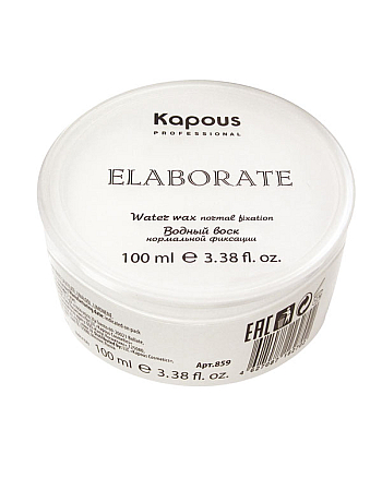 Kapous Professional Water Wax Elaborate - Водный воск для волос нормальной фиксации 100 мл - hairs-russia.ru