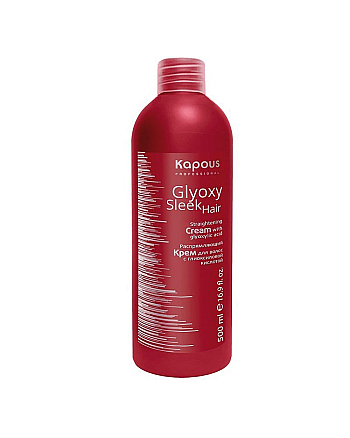 Kapous Professional Glyoxy Sleek Hair Straightening Cream - Распрямляющий крем для волос 500 мл - hairs-russia.ru