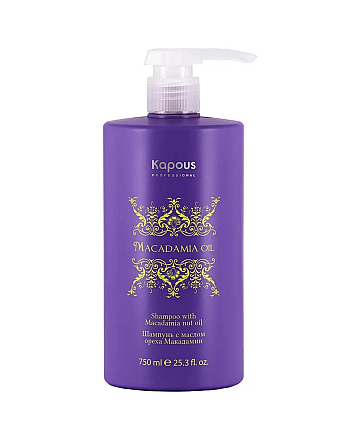 Kapous Professional Macadamia Oil - Шампунь с маслом ореха Макадамии 750 мл - hairs-russia.ru
