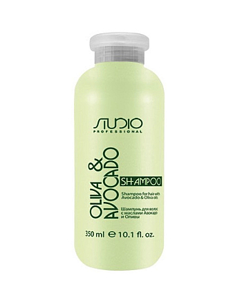 Kapous Studio Professional Shampoo For Hair With Avocado and Oliva Oils - Шампунь увлажняющий для волос с маслами авокадо и оливы 350 мл - hairs-russia.ru