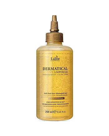 LA'DOR Dermatical Active Ampoule - Филлер-сыворотка функциональный против выпадения волос 250 мл - hairs-russia.ru