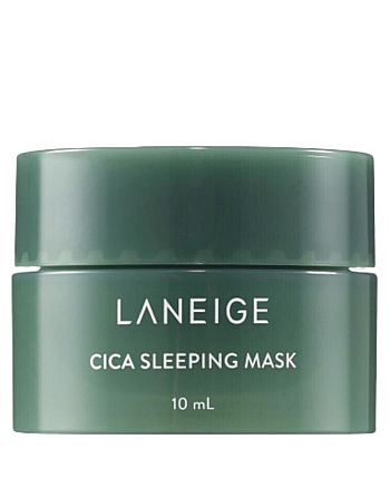 Laneige Cica Sleeping Mask - Маска ночная успокаивающая 10 мл - hairs-russia.ru