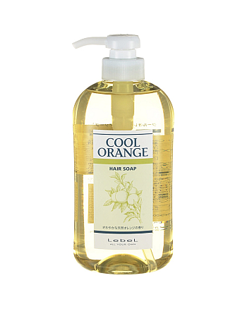 Lebel Cool Orange Hair Soap Cool - Шампунь для волос «Холодный Апельсин» 600 мл - hairs-russia.ru