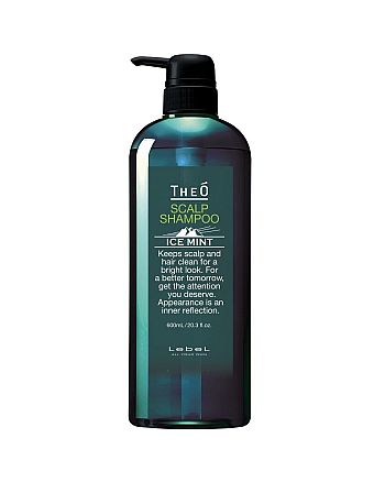 Lebel Theo Scalp Shampoo Ice Mint - Шампунь для мужчин с водой альпийских ледников 600 мл - hairs-russia.ru
