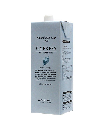 Lebel Natural Hair Soap Treatment Shampoo Cypress - Шампунь с хиноки (японский кипарис) 1600 мл - hairs-russia.ru