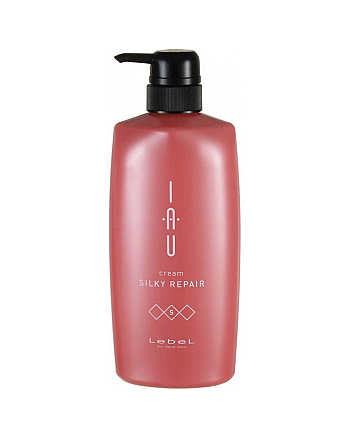 Lebel IAU Cream Silky Repair - Аромакрем шелковистой текстуры для укрепления волос 600 мл - hairs-russia.ru