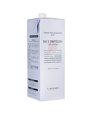 Lebel Natural Hair Soap Treatment Rice Protein - Маска с протеином риса 1600 мл - hairs-russia.ru