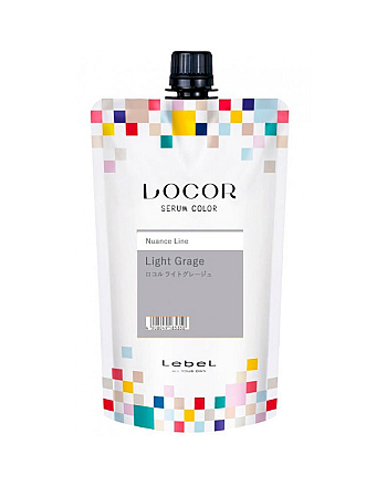 Lebel Locor Serum Color Light Grege - Краситель-уход оттеночный, светло-серый 300 г - hairs-russia.ru