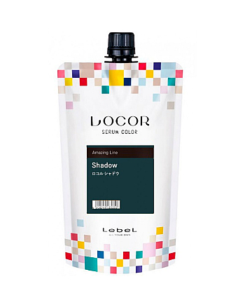 Lebel Locor Serum Color Shadow - Краситель-уход оттеночный, темно-серый 300 г - hairs-russia.ru