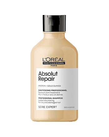 L'Oreal Professionnel Absolut Repair Gold - Шампунь для восстановления поврежденных волос, 300 мл - hairs-russia.ru