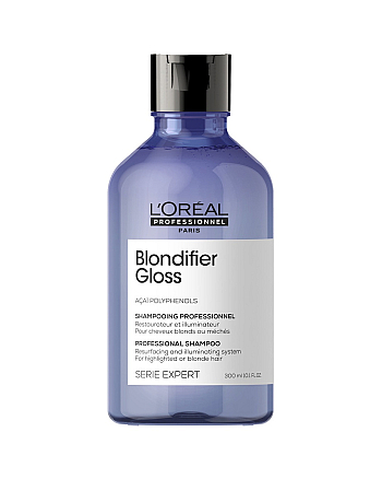 L'Oreal Professionnel Serie Expert Blondifier Gloss - Шампунь для осветленных и мелированных волос, 300 мл - hairs-russia.ru