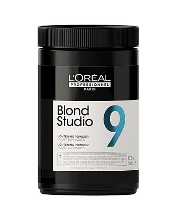 L'Oreal Professionnel Blond Studio 9 - Обесцвечивающая пудра с высокоэффективной формулой 500 гр - hairs-russia.ru