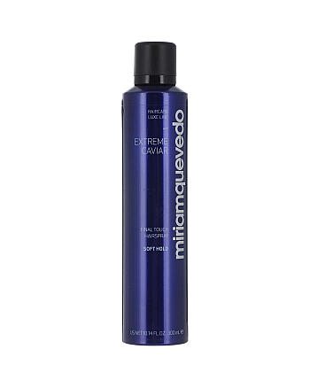 Miriamquevedo Extreme Caviar Final Touch Hairspray – Soft Hold - Лак для волос легкой фиксации с экстрактом черной икры 300 мл - hairs-russia.ru