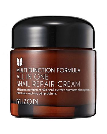 Mizon All in One Snail Repair Cream - Крем восстанавливающий с экстрактом улитки 75 мл - hairs-russia.ru