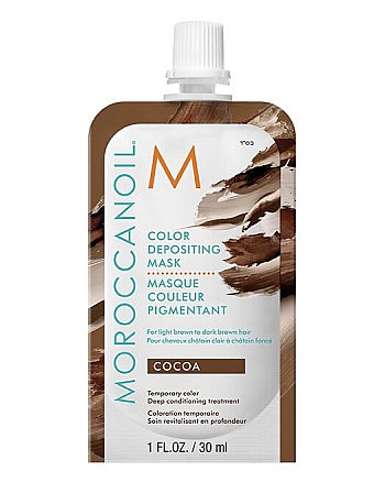 Moroccanoil Color Depositing Mask Cocoa - Маска тонирующая для волос Какао 30 мл - hairs-russia.ru