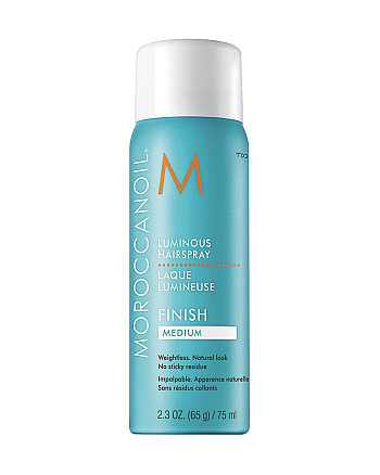 Moroccanoil Luminous Hair Spray - Сияющий лак для волос эластичной фиксации 75 мл - hairs-russia.ru