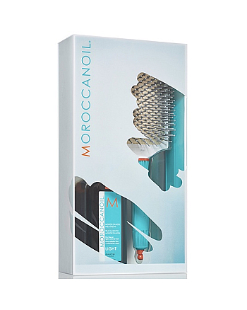 Moroccanoil Light - Набор из расчески и масла для светлых волос - hairs-russia.ru