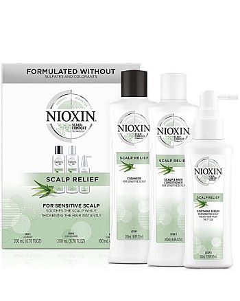 Nioxin Scalp Relief Kit - Набор Система для чувствительной, сухой, раздраженной кожей головы - hairs-russia.ru