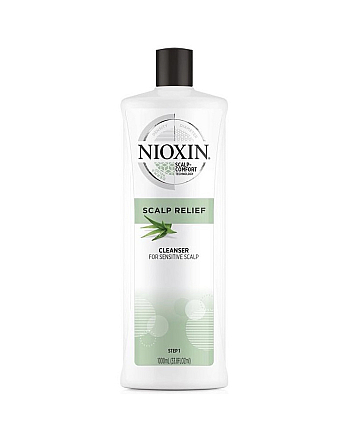 Nioxin Scalp Relief Cleanser - Очищающий шампунь 1000 мл - hairs-russia.ru
