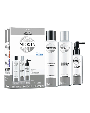 Nioxin System 1 Kit XXL - Набор (Система 1) 300 мл+300 мл+100 мл - hairs-russia.ru